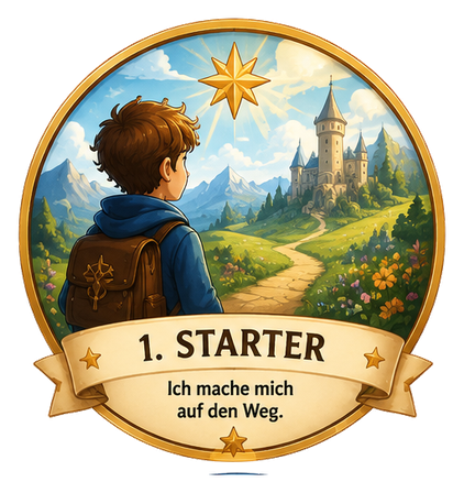 Abzeichen der aktuellen Stufe